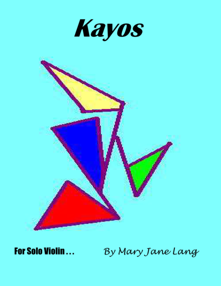 Free Sheet Music Kayos For Solo Violin