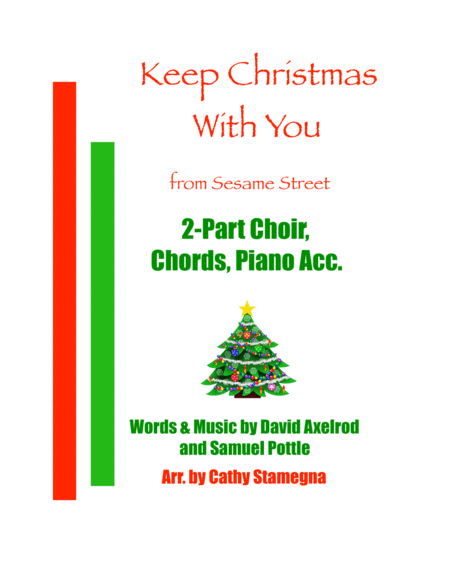 Keep Christmas With You All Through The Year 2 Part Choir Chords Piano Accompaniment Sheet Music