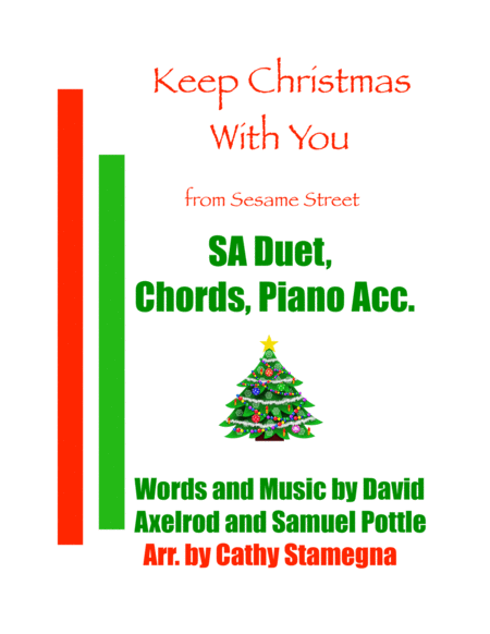Free Sheet Music Keep Christmas With You All Through The Year Sa Duet Chords Piano Accompaniment