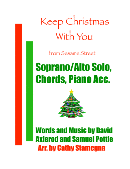 Keep Christmas With You All Through The Year Soprano Alto Solo Chords Piano Accompaniment Sheet Music