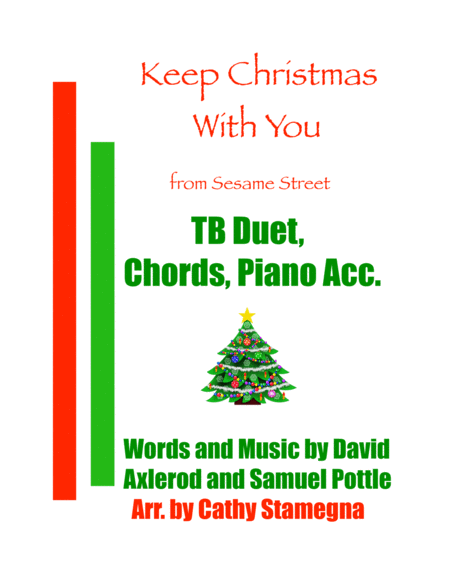 Keep Christmas With You All Through The Year Tb Duet Chords Piano Accompaniment Sheet Music