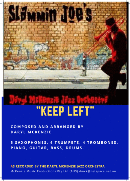 Free Sheet Music Keep Left Big Band Original By Daryl Mckenzie