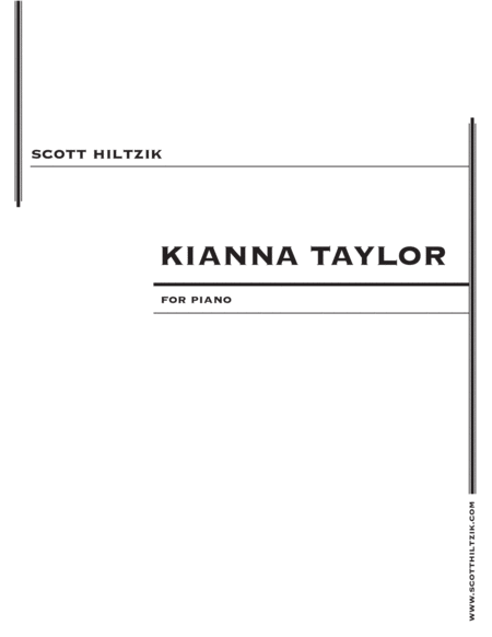 Kianna Taylor Sheet Music