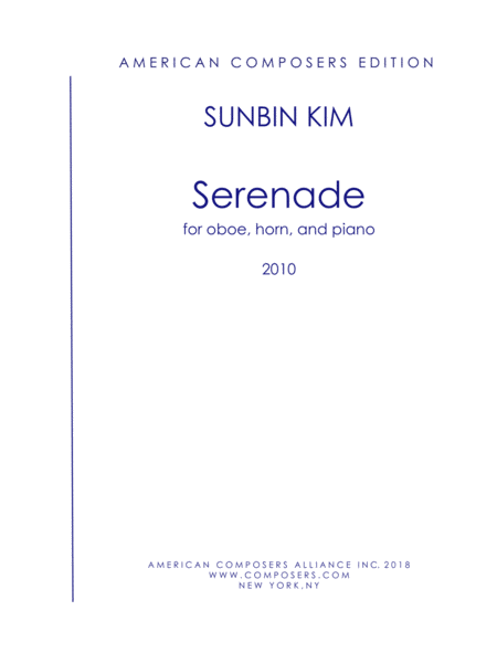 Kim Serenade Sheet Music