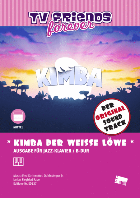 Kimba Der Weie Lwe Sheet Music