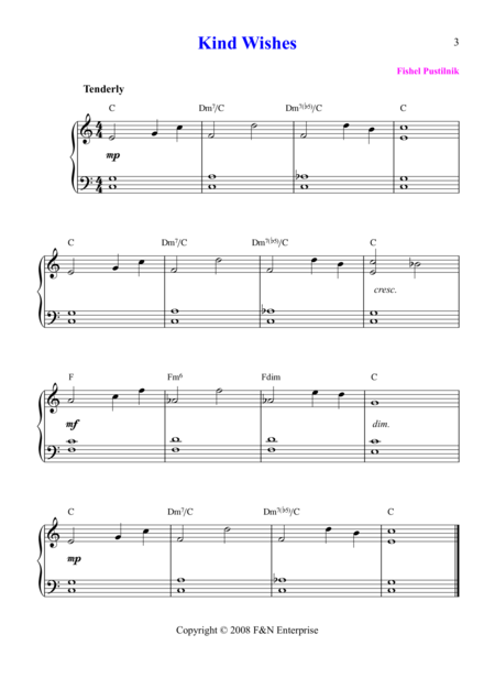 Kind Wishes Sheet Music