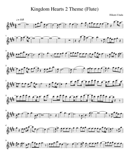 Kingdom Hearts 2 Theme Sheet Music