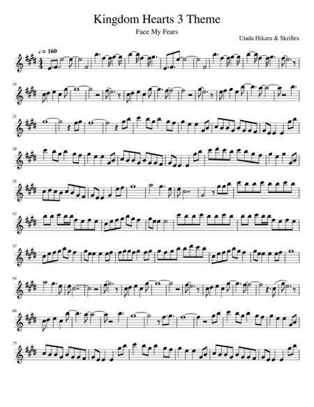 Kingdom Hearts 3 Theme Sheet Music