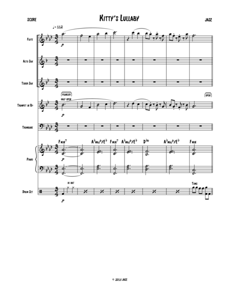 Kitttys Lullaby Sheet Music