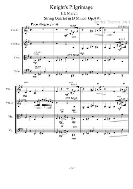 Knights Pilgrimage Sheet Music