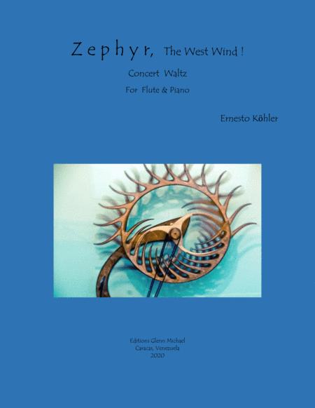 Free Sheet Music Kohler Zephyr For Flute Piano