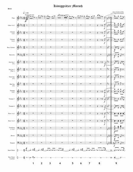 Krniggrtzer Marsch Sheet Music