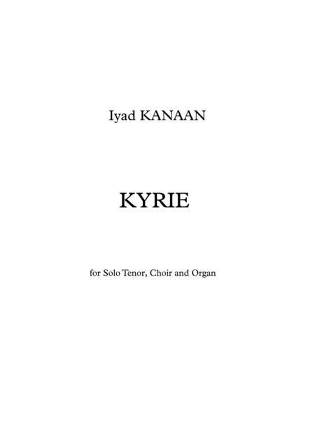 Free Sheet Music Kyrie For Solo Tenor Choir And Organ