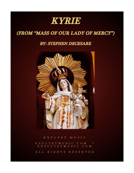Kyrie From Mass Of Our Lady Of Mercy Sheet Music