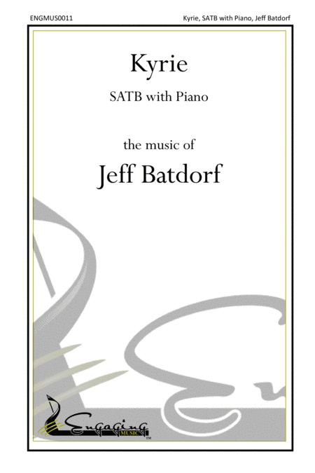 Free Sheet Music Kyrie Satb With Piano