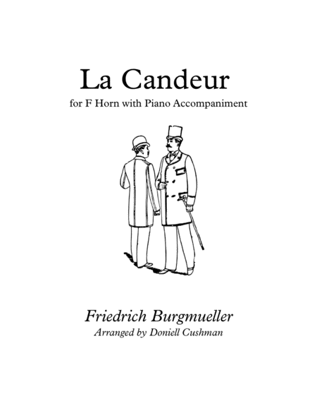 Free Sheet Music La Candeur For F Horn