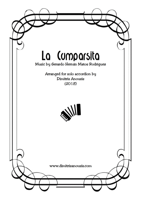 La Cumparsita Solo Accordion Sheet Music