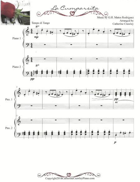 Free Sheet Music La Cumparsita