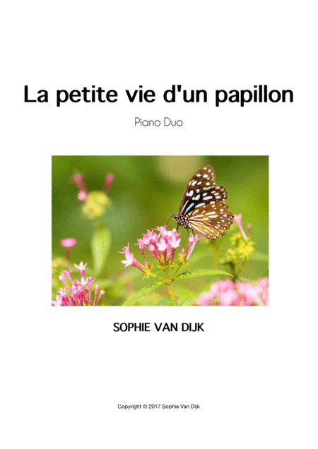 Free Sheet Music La Petite Vie D Un Papillon