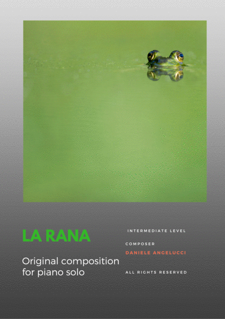 La Rana The Frog Sheet Music