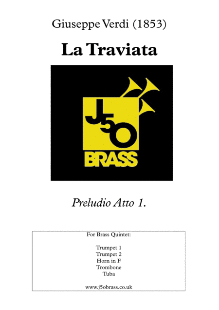 La Traviata Prelude Sheet Music