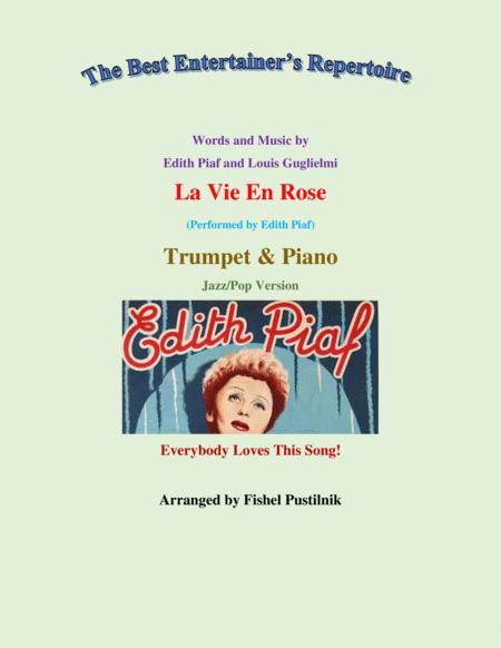 La Vie En Rose Jazz Pop Version For Trumpet And Piano Video Sheet Music