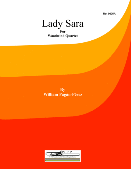 Lady Sara For Woodwind Quartet Sheet Music