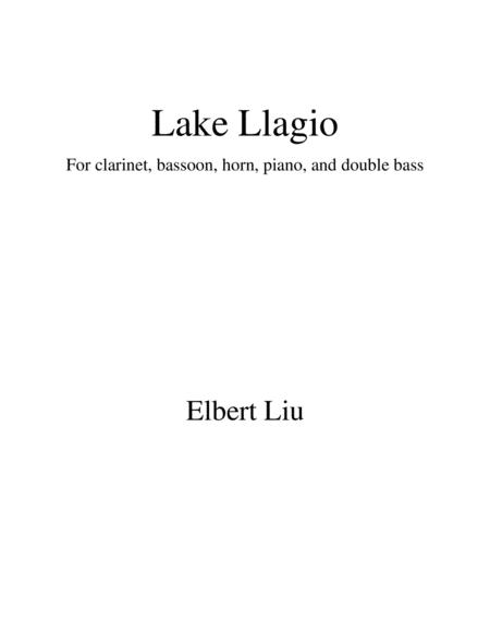 Lake Llagio For Clarinet Bassoon Horn Piano And Double Bass Full Score Sheet Music