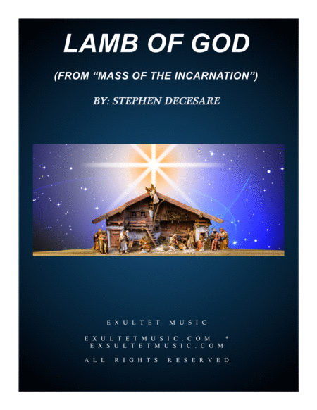 Lamb Of God From Mass Of The Incarnation Sheet Music