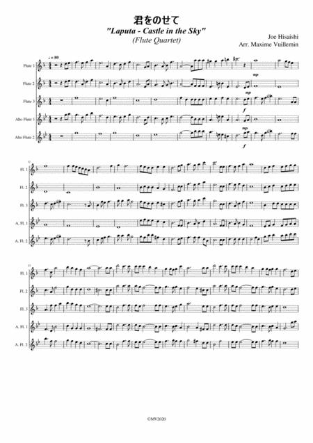 Laputa Castle In The Sky Sheet Music