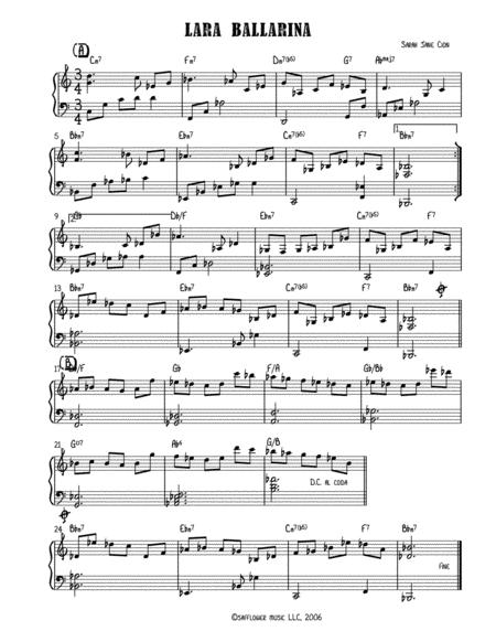 Free Sheet Music Lara Ballarina