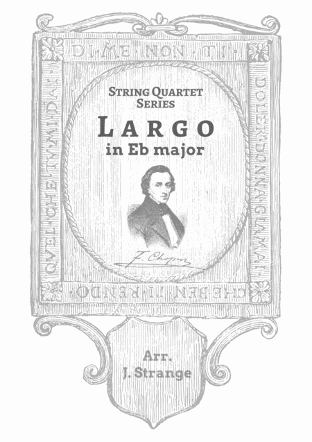 Free Sheet Music Largo In Eb Major For String Quartet