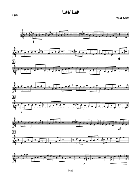 Free Sheet Music Las Lap For Steel Band