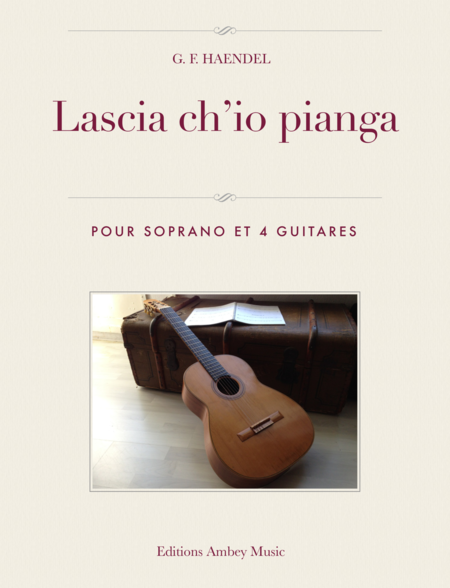 Free Sheet Music Laschia Ch Io Pianga