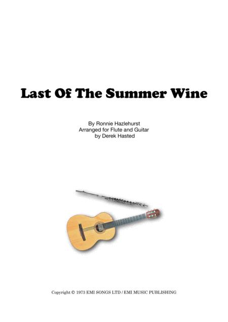 Last Of The Summer Wine Flute Guitar Sheet Music