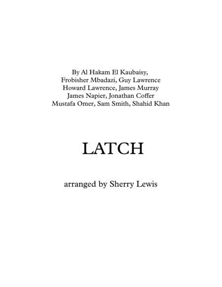 Free Sheet Music Latch Violin Solo For Solo Violin