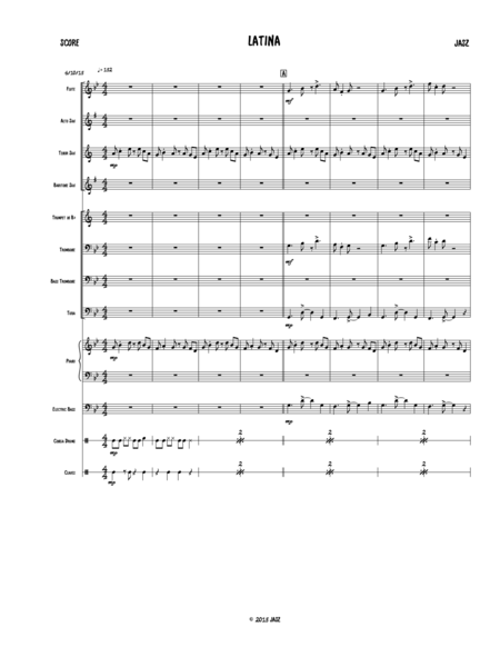 Free Sheet Music Latina