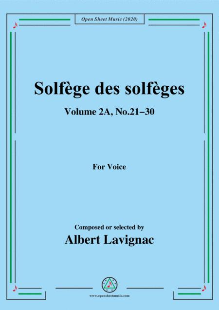 Free Sheet Music Lavignac Solfge Des Solfges Volume 2a No 21 30 For Voice