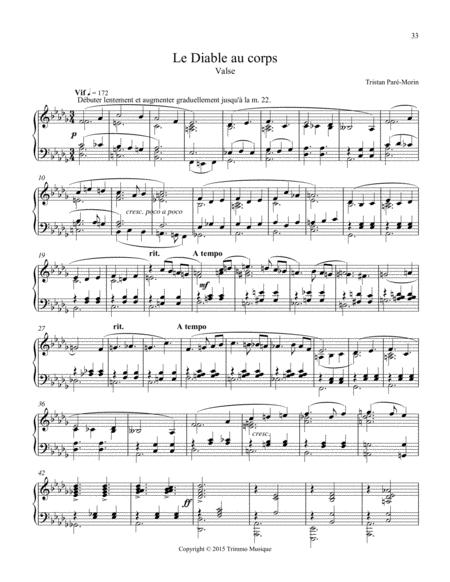 Free Sheet Music Le Diable Au Corps Valse Waltz