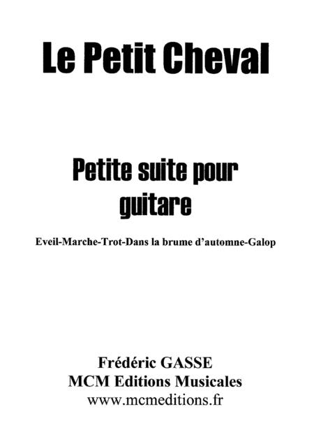 Free Sheet Music Le Petit Cheval Suite 5 Pices Pour Guitare