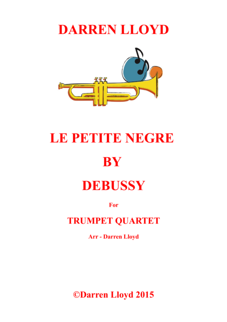 Free Sheet Music Le Petite Negre Trumpet Quartet