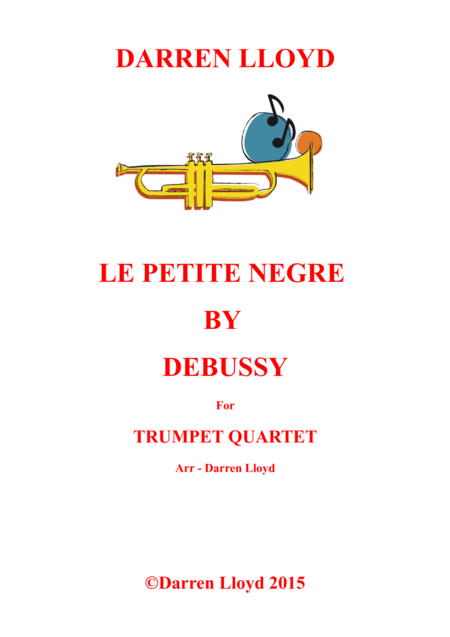 Le Petite Negre Trumpet Quartet Sheet Music