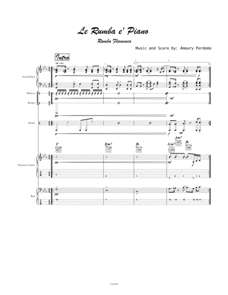 Le Rumba E Piano Sheet Music