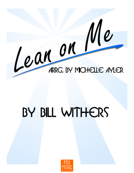 Free Sheet Music Lean On Me Piano Ballad