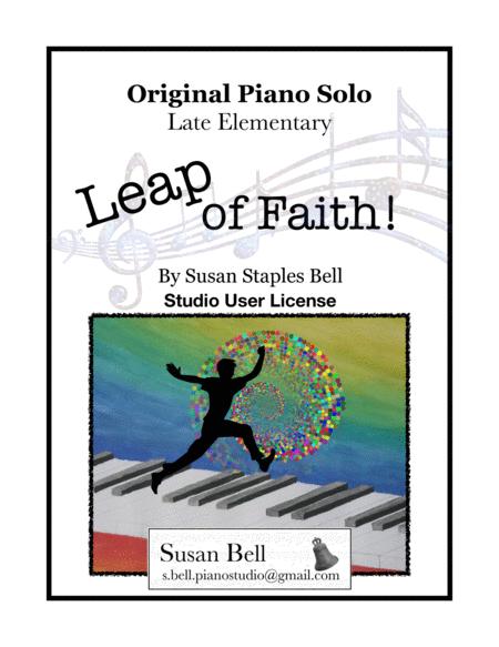 Leap Of Faith Studio License Edition Sheet Music