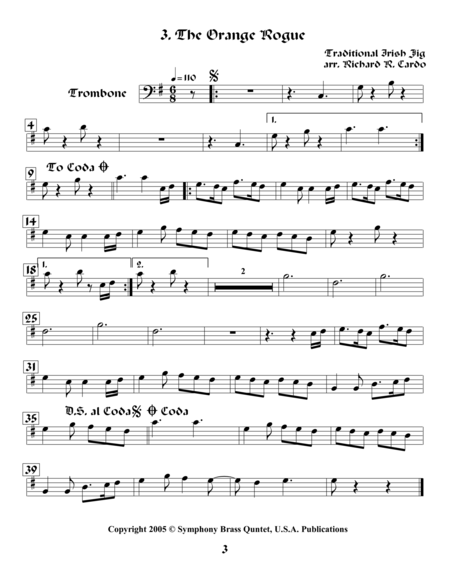 Free Sheet Music Legends Tales Of The Renaissance Ii Of Romance 3 The Orange Rogue Trombone