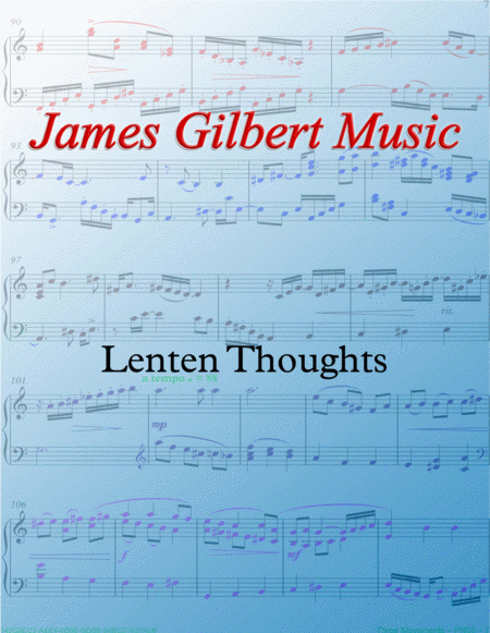 Free Sheet Music Lenten Thoughts