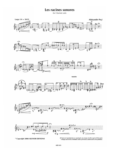 Les Racines Sonores Sonic Roots Sheet Music