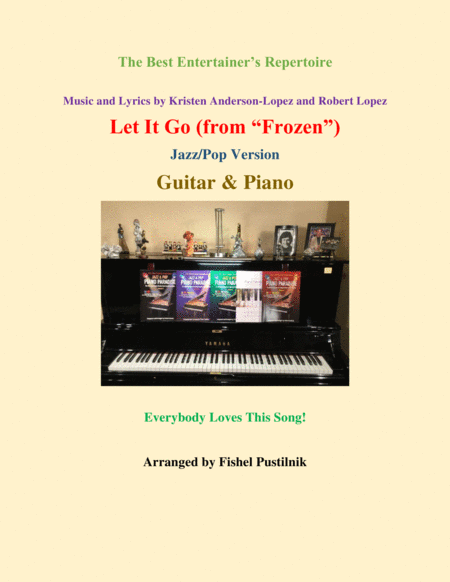 Free Sheet Music Let It Go From Frozen For Guitar And Piano Jazz Pop Version