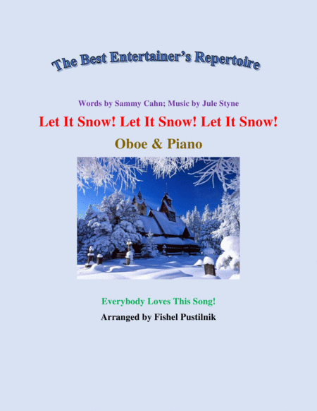 Let It Snow Let It Snow Let It Snow For Oboe And Piano Jazz Pop Version Sheet Music